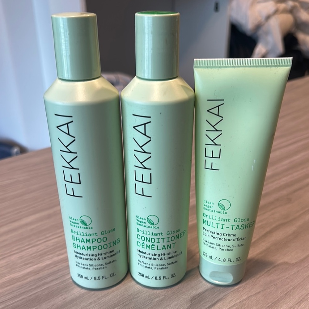 Brand new! Fekkai Brilliant Gloss Hair Care Set